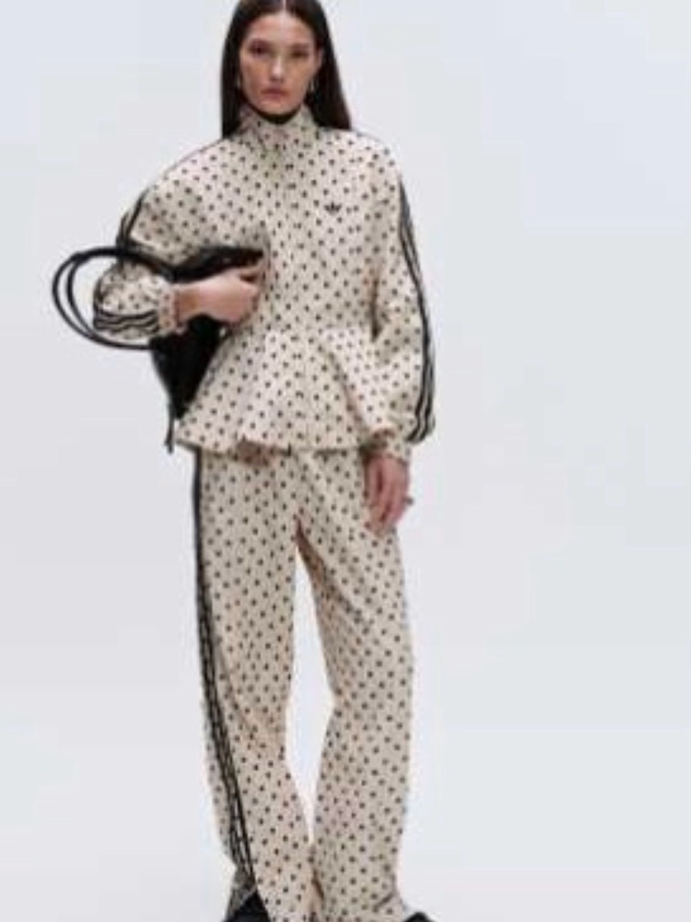 adidas Originals × ASOS polka dot track pants
in stone XS/jacket in size S NWT